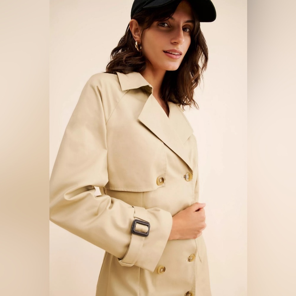 Mare Mare x Anthropologie Trench Coat Dress - Size M - Picture 3 of 12